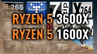 Ryzen 5 3600X vs Ryzen 5 1600X - 15 Tests 🆕 – Which is better?