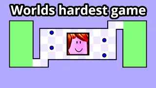 Roblox worlds hardest game…