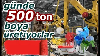 Boya Nasıl Üretilir? (Polisan Fabrikasına Gittik)