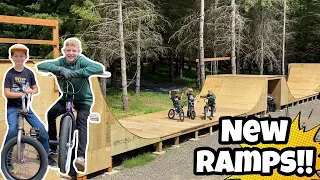 Ryken’s NEW Backyard Ramps!!