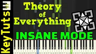 Theory of Everything from Geometry Dash - Insane Mode [Piano Tutorial] (Synthesia)