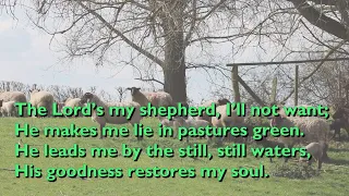 The Lord's My Shepherd - Stuart Townend [with lyrics for congregations]