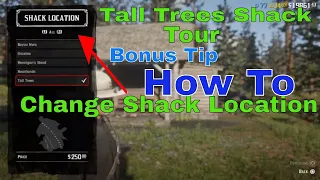 Red Dead Online Tall Trees Moonshine Shack Tour - Plus how to change shack locations -