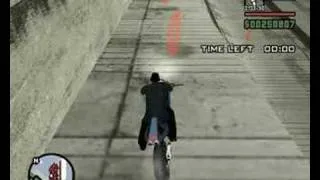 GTA San Andreas NRG-500 Challenge Disappearing Clock Trick/Glitch