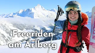 Neuschnee! Grandioser Skitag in Ski Arlberg: Freeriden in Warth-Schröcken