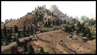 Massive American Mountain Defense - The Germans Attack | Men of War Assault Squad 2 Mod Gameplay