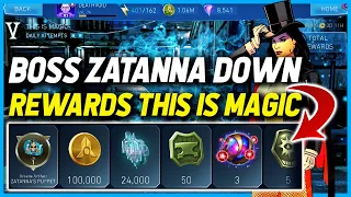 Injustice 2 Mobile | Boss Zatanna Down | Rewards This Is Magic Heroic 1 Tier 5