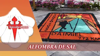 Alfombra de sal con motivo del año Xacobeo 2022 (Daimiel)