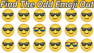 HOW GOOD ARE YOUR EYES l #120 l  Find The Odd  Emoji out l Emoji Puzzle Quiz  l kk arcade master