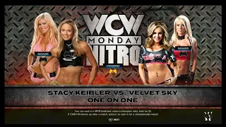 WWE 2K24: Torrie Wilson & Stacy Keibler vs Angelina Love & Velvet Sky