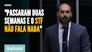 EDUARDO BOLSONARO CRITICA STF POR 'SILÊNCIO' SOBRE SITUAÇÃO DO RIO GRANDE DO SUL