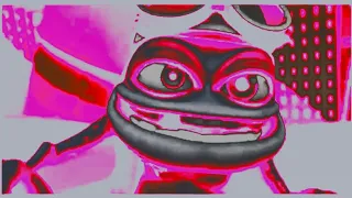 crazy frog | red, pink + white inverted color fx | awesome audio & visual effects | ChanowTv