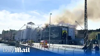 LIVE: Fire breaks out at Copenhagen's stock exchange