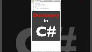 #Shorts - Dictionary in C# .Net | Tagalog Tutorial