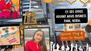 Went to*EY GDS, Advant Navis Business Park, Noida*for you all✅😍 #eygds #noida #diwalispecial #big4