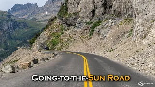 Going-To-The-Sun-Road Full Drive Footage from East to West