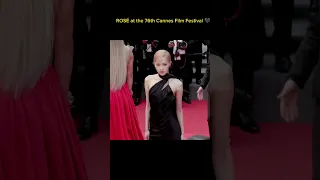 ROSÉ at the 76th Cannes Film Festival red carpet #shorts #blackpink #rosé #fyp #cannes2023