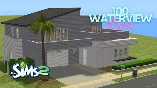 100 Waterview Ln: The Sims 2 Speed Build