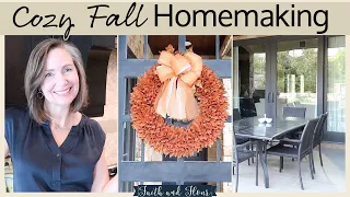 Fall Homemaking 2021 | Autumn Home Reset + Cozy Fall Recipes