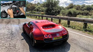 Bugatti Veyron | Forza Horizon 5 | Logitech G29 Gameplay | 4K