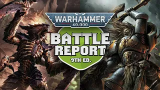 Tyranids vs Space Wolves Warhammer 40k 9th Edition Battle Report Ep 218