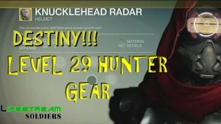 Destiny -  Level 29 Hunter and Gear Review - Xbox - PS4 - Xbox 360 - PS3