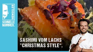 Schnelles Sashimi vom Lachs "Christmas Style" Rezept von Steffen Henssler