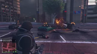 Grand Theft Auto V (GTA ONLINE) - Ballistic Armor Cop Rampage