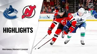NHL Highlights | Canucks @ Devils 10/19/19