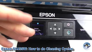 Epson Stylus SX435W: How to do Head Cleaning Cycles and Improve Print Quality