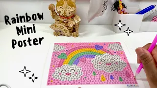 Diamond Painting A Rainbow Cloud Mini Poster