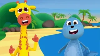 Canción de la Jirafa y la Foca - Las Canciones del Zoo 3 | El Reino Infantil