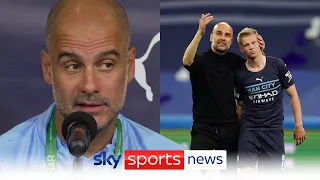 Pep Guardiola and Kyle Walker thank Oleksandr Zinchenko for his service at Manchester City