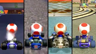 Evolution of Toad Courses in Mario Kart (1996-2019)