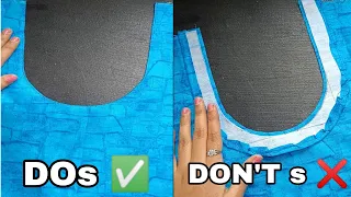 DOs And DONT's For Beginners | Sewing Tips | Round Neck Tutorial #shorts #needlegirl #youtubeindia
