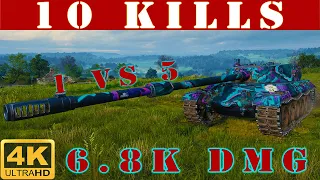 ✔️ Progetto 66 WoT ◼️ 10 Kills • 1 VS 5 • 6.8K Damage ◼️ WoT Replays gameplay