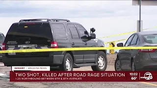 Two people killed in apparent road rage shooting on northbound I-25 in Denver