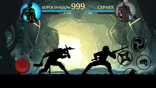 Shadow Fight 2 SUPER SHADOW VS CYPHER !!!