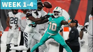 Tyreek Hill 2022-2023 Dolphins Season Highlights | Weeks 1-4