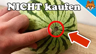 Wie du JEDES MAL die perfekte Wassermelone findest💥(4 GEHEIME Tricks)🤯