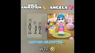 Who's the best?🤣|Rico Animation vs Angela|Another Helicopter 🚁#shorts#ricoanimation#viralvideo