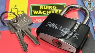 (picking 558) LOOK padlock from Burg Wächter picked & teaser for upcoming video