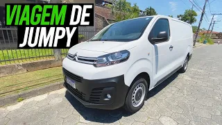 Viagem de Citroën Jumpy Furgão 2022! | Super econômica | Curiosidade Automotiva®