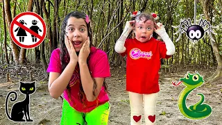 SARAH E ELOAH estão PERDIDAS NA FLORESTA !