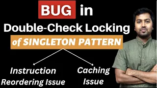 28. BUG in Double-Checked Locking of Singleton Pattern & its Fix | Low Level System Design Question