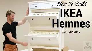 How to Assemble IKEA Hemnes Shoe Cabinet