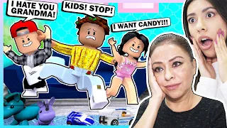 MY MOM BABYSITS MY KIDS for THE FIRST TIME! - Roblox Bloxburg