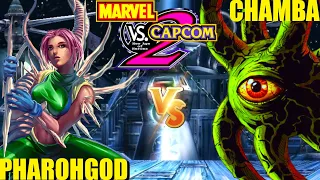 MvC2 Mvci Umvc3 CHAMBA vs PHAROHGOD pt 2