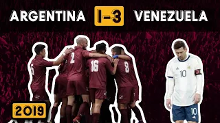 El día que LA SCALONETA perdió contra LA VINOTINTO 🔥👀 | 🇦🇷 Argentina 1-3 Venezuela 🇻🇪 ⚽️