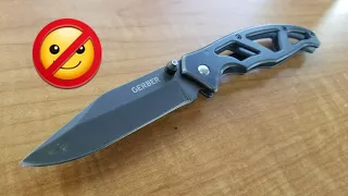 Gerber Paraframe Review - Cheap knives I DON'T like - Episode 3